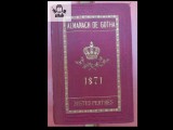 Almanach de Gotha 1871 foto 3 litografie Principesa Elisabeta