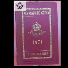 Almanach de Gotha 1871 foto 3 litografie Principesa Elisabeta