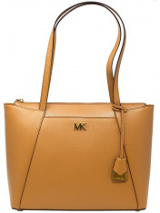 Geanta Michael Kors Dama Medium Maddie Leather Top-Handle Bag Tote - Maro foto