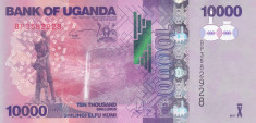 Bancnota Uganda 10.000 Shilingi 2017 -P52e UNC foto