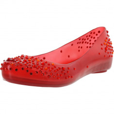 Melissa dama Ultragirl + J Maskrey Red Low Top Flat Shoe foto