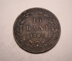 10 bani 1867 Watt foto