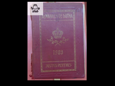 Almanach de Gotha 1903 foto