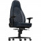 Scaun gaming NobleChairs ICON Real Leather Albastru