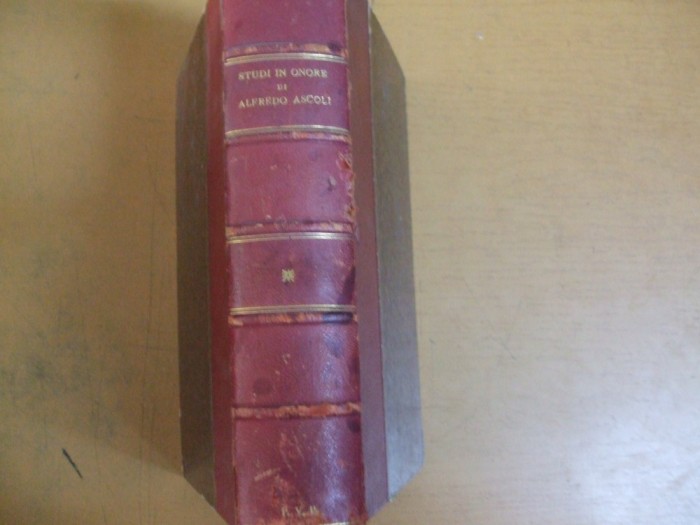 Studi in onore di Alfredo Ascoli Messina 1931 Sumarul &icirc;n fotografii 036