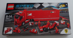 LEGO Speed Champions 75913 F14 T camionul echipei Ferrari Scuderia Ferrari Truck foto
