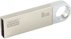 Stick USB GOODRAM UUN2, 8GB, USB 2.0 (Argintiu) foto