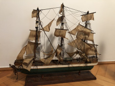 Corabie veche,cu panze,macheta,navala,Rainbow ship 1845 foto