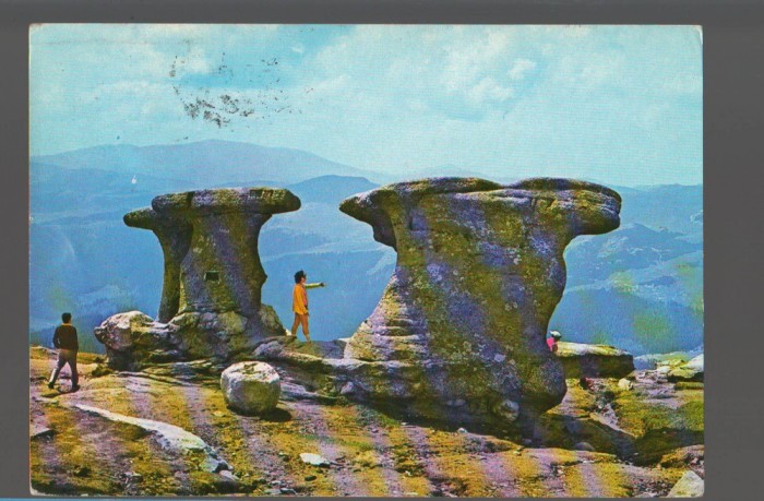CPI B 10557 CARTE POSTALA - MUNTII BUCEGI. BABELE, 1979