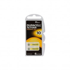 6x Duracell ActivAir 10MF Hg 0% Hearing Aid Batter foto