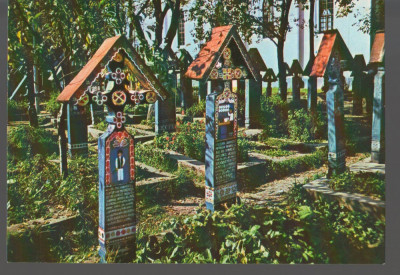 CPI B 10585 CARTE POSTALA - SAPANTA, JUD. MARAMURES. CIMITIRUL VESEL foto