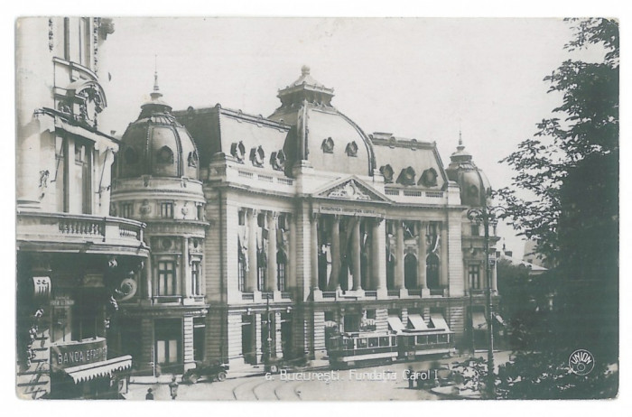 1673 - BUCURESTI, Carol I Foundation - old postcard, real Photo - used - 1929