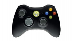 Xbox 360 Wireless Controller New Black + PC USB Adapter foto