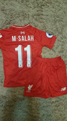 SET ECHIPAMENT SALAH LIVERPOOL 4-15ANI SEZON 2018-2019 foto