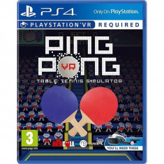 PING PONG - Table Tennis Simulator PLAYSTATION 4 VR PS4 [Second hand] cad foto