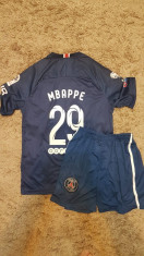 SET TRICOU MBAPPE JR. PSG SEZON 2018-2019+SORT PSG MARIMI XS,S,M,L,XL,XXL foto