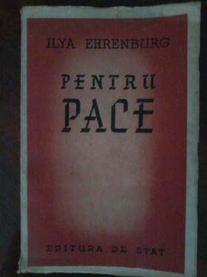 Ilya Ehrenburg - Pentru pace foto