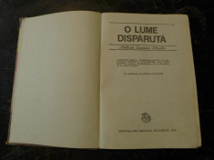 O lume disparuta de Arthur Conan Doyle Ed. Ion Creanga 1985 foto