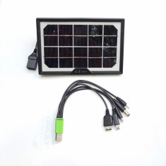 Panou Solar Fotovoltaic pentru incarcare Telefoane USB 1.8W foto