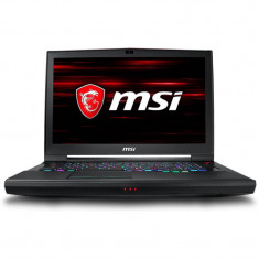 Laptop MSI GT75 Titan 8RG-020RO 17.3 inch FHD Intel Core i7-8850H 32GB DDR4 1TB HDD 2 x 256GB SSD nVidia GeForce GTX 1080 8GB Windows 10 Home Black foto