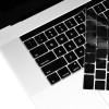 Husa protectie tastatura EU / UK pt Macbook Pro 13 15 2016 2017 Touch Bar, negru