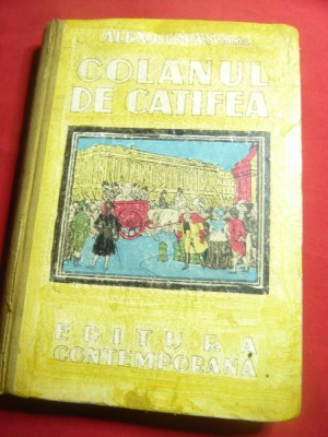 Al.Dumas tatal- Colanul de catifea -Ed.Contemporana ,interbelic,ilustr. A.Murnu foto