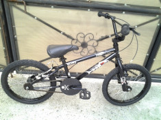 BMX / Alley / Black / bicicleta copii 18&amp;quot; (5-9 ani) foto