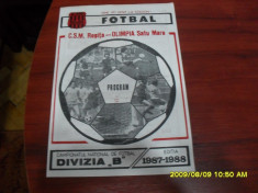 program CSM Resita - Olimpia SM foto