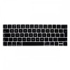 Husa Tastatura Macbook Pro 13/15 (2016-2017) Touch Bar, Negru, Protectie Praf/Lichide, Layout EU/UK