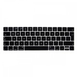 Husa protectie tastatura EU Macbook Pro 13 15 2016 2017 Touch Bar, negru