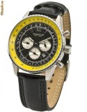 ~ Ceas de lux Calvaneo 1583 Defcon Fiber CARBON Luxus Chronograph, Analog, Inox, Lux - sport