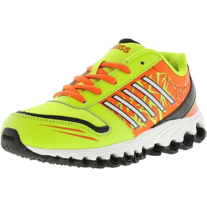 K-Swiss X-10 Low Lime Punch / Safety Orange Black Ankle-High Running Shoe foto mare K-Swiss X-10 Low Lime Punch / Safety Orange Black Ankle-High Running Shoe foto mare