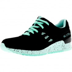 Asics barbati Gel-Lyte Iii Black / Green Speckled Ankle-High Leather Running Shoe foto