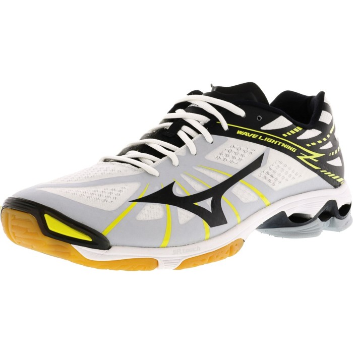 Mizuno barbati Wave Lightning Z White/Black/Yellow Ankle-High Running Shoe foto mare Mizuno barbati Wave Lightning Z White/Black/Yellow Ankle-High Running Shoe foto mare