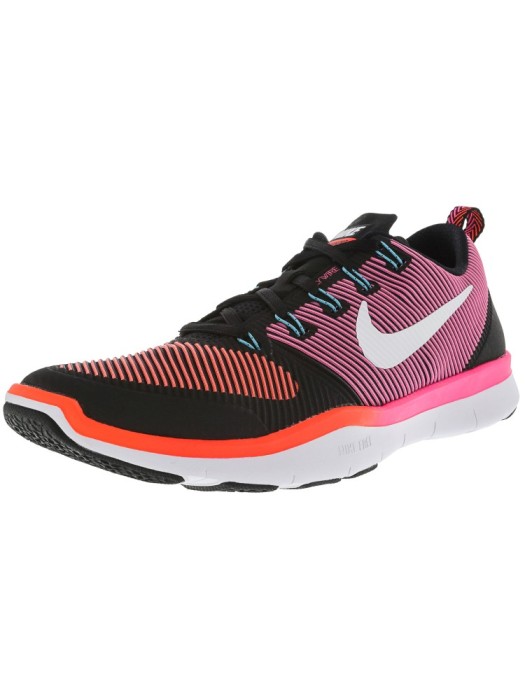 Nike barbati Free Train Versatility Black / White Total Crimson Hyper Pink Ankle-High Cross Trainer Shoe foto mare Nike barbati Free Train Versatility Black / White Total Crimson Hyper Pink Ankle-High Cross Trainer Shoe foto mare
