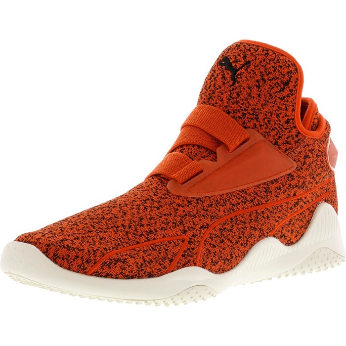Puma barbati Mostro Sirsa Elemental Tomato / Pepper Black Whisper White Ankle-High Fashion Sneaker Puma barbati Mostro Sirsa Elemental Tomato / Pepper Black Whisper White Ankle-High Fashion Sneaker