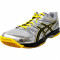 Asics barbati Gel-Rocket 7 Silver / Onyx Neon Yellow Ankle-High Running Shoe