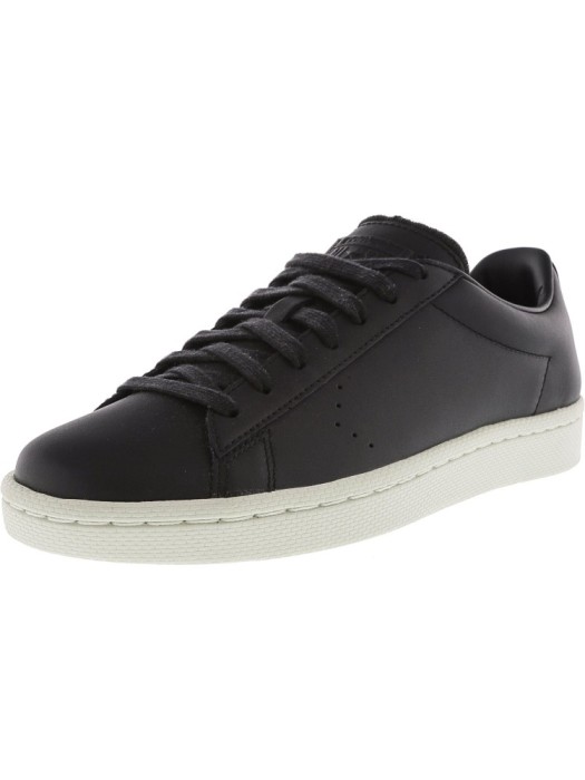 Converse Pl 76 Ox Almost Black / Buff Ankle-High Leather Fashion Sneaker foto mare Converse Pl 76 Ox Almost Black / Buff Ankle-High Leather Fashion Sneaker foto mare
