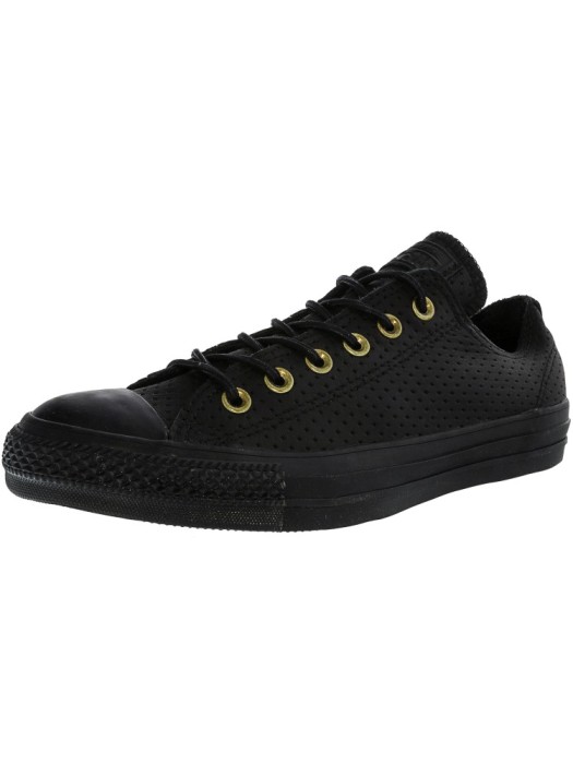 Converse Chuck Taylor All Star Ox Black / Biscuit Ankle-High Fashion Sneaker foto mare Converse Chuck Taylor All Star Ox Black / Biscuit Ankle-High Fashion Sneaker foto mare