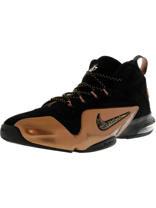 Nike barbati Zoom Penny Vi Black / Metallic Copper High-Top Basketball Shoe foto mare Nike barbati Zoom Penny Vi Black / Metallic Copper High-Top Basketball Shoe foto mare