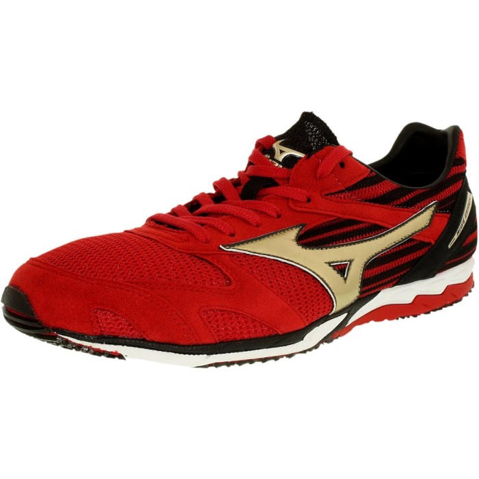 Mizuno barbati Wave Ekiden Si Red/Gold Ankle-High Running Shoe foto mare Mizuno barbati Wave Ekiden Si Red/Gold Ankle-High Running Shoe foto mare