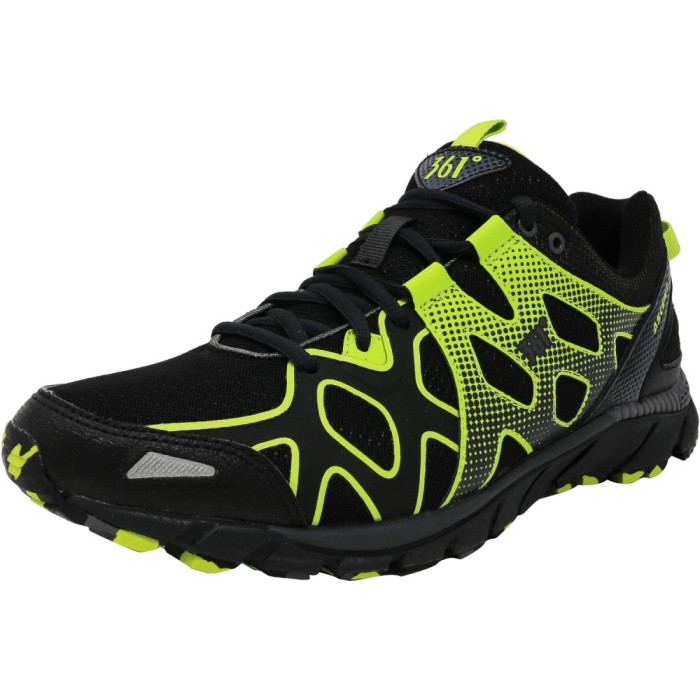 361 barbati 361-Ascent Night / Castlerock Lime Green Ankle-High Fabric Running Shoe foto mare 361 barbati 361-Ascent Night / Castlerock Lime Green Ankle-High Fabric Running Shoe foto mare