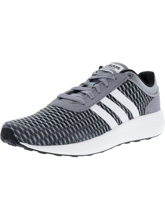 Adidas barbati Cloudfoam Race Core Black / Footwear White Grey Ankle-High Leather Running Shoe foto mare Adidas barbati Cloudfoam Race Core Black / Footwear White Grey Ankle-High Leather Running Shoe foto mare