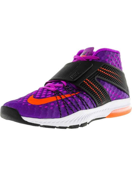 Nike barbati Zoom Train Toranada Hyper Violet / Total Crimson-Black-White Ankle-High Cross Trainer Shoe foto mare Nike barbati Zoom Train Toranada Hyper Violet / Total Crimson-Black-White Ankle-High Cross Trainer Shoe foto mare