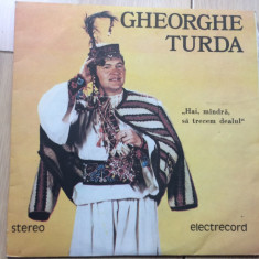 gheorghe turda hai mandra sa trecem dealul disc vinyl lp muzica populara vg+