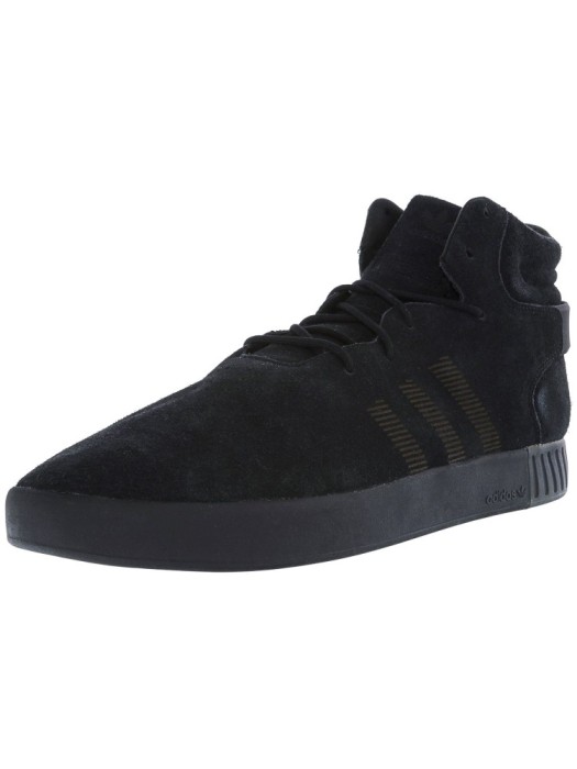Adidas barbati Tubular Invader Core Black / Onix Mid-Top Suede Basketball Shoe foto mare Adidas barbati Tubular Invader Core Black / Onix Mid-Top Suede Basketball Shoe foto mare