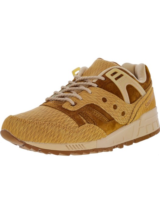 Saucony barbati Grid Sd Ht Tan / Brown Ankle-High Fashion Sneaker foto mare Saucony barbati Grid Sd Ht Tan / Brown Ankle-High Fashion Sneaker foto mare