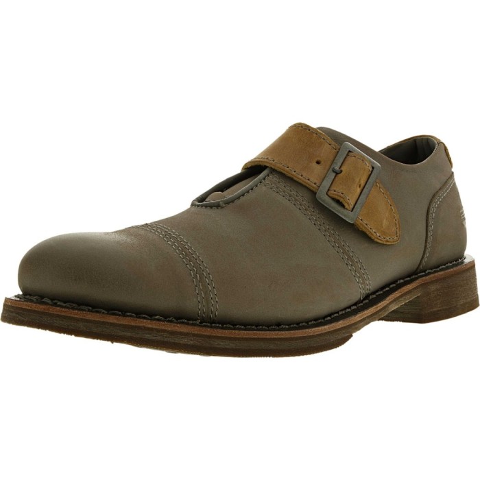 Cat barbati Halsey Leather Frost Grey Ankle-High Oxford Flat foto mare Cat barbati Halsey Leather Frost Grey Ankle-High Oxford Flat foto mare