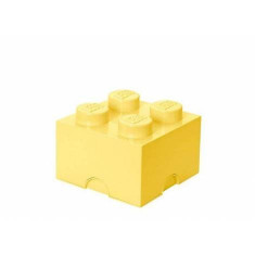 Cutie depozitare LEGO 2x2 galben deschis (40031741) foto