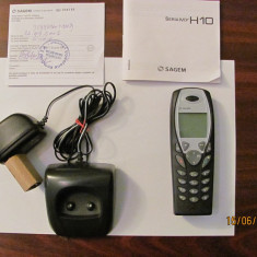 Telefon vechi pt casa fara fir functional cred nefolosit cutie SAGEM H10 / China